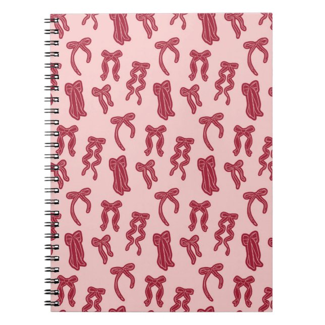 Carnet à spirale avec design de nœuds élégants anteckningsbok (Framsidan)