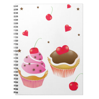 carnet "Amour de cupcakes" Anteckningsbok