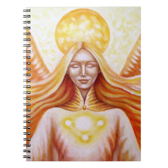 Carnet "Ange solaire" Anteckningsbok (Framsidan)