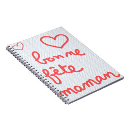 Carnet Bonne fête maman Anteckningsbok