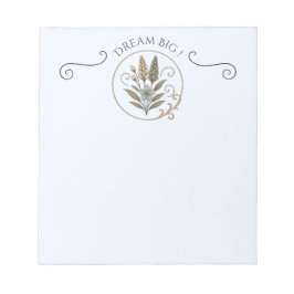 Carnet de note, bloc-notes, Dream big. Anteckningsblock