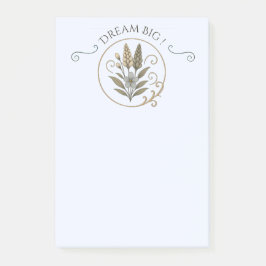 Carnet de note, bloc-notes, Dream big. Post-it Block