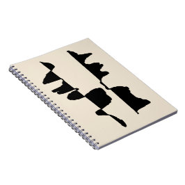 Carnet de Notes "Abstrait Dual Face" Anteckningsbok