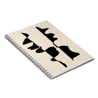 Carnet de Notes "Abstrait Dual Face" Anteckningsbok