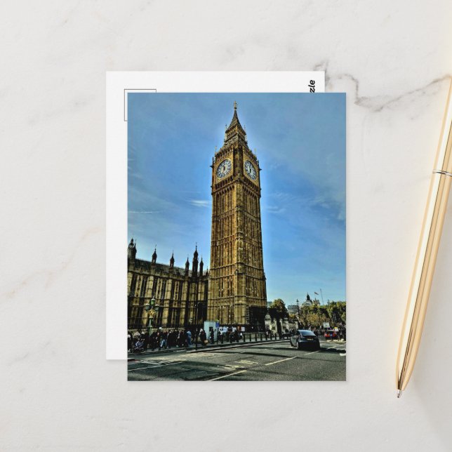 Carnet note Londres  Vykort (Fram/Back In Situ)