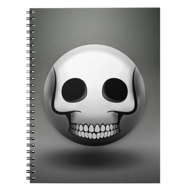 Carnet skallmoji anteckningsbok (Framsidan)