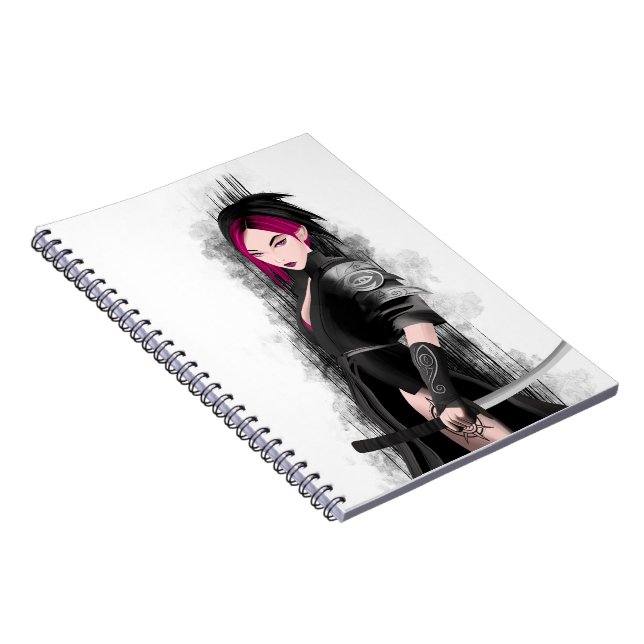 Carnet spirales manga samouraï anteckningsbok (Högra Sidan)