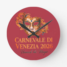 Carnevale Di Venezia 2026 - Venetiansk Väggtid