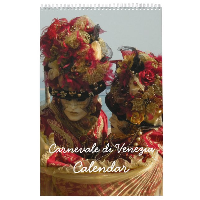 Carnevale di Venezia - Venice Carnival Calendar Kalender (Omslag)