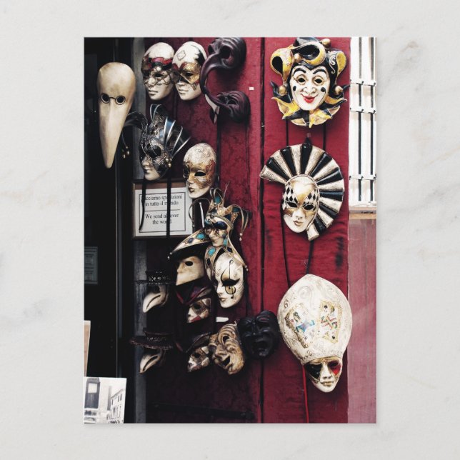 Carnevale di Venezia Vykort (Framsida)