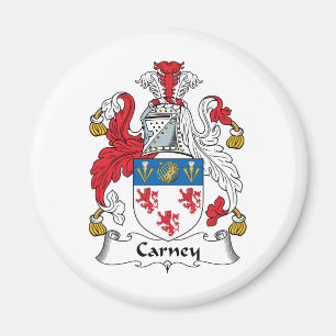 Carney familjvapensköld magnet