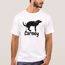 Carney Hund Pooping (svart logotyp)