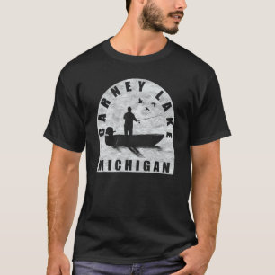 Carney Sjö Fishing Michigan T Shirt