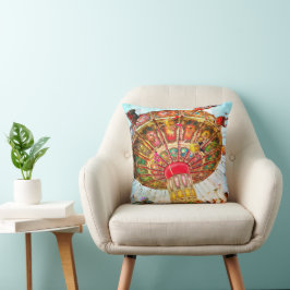 Carnival Amusement Park Swing Ride Bold Simple Kudde