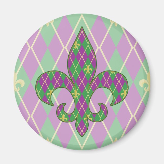 Carnival Argyle Magnet (Framsidan)