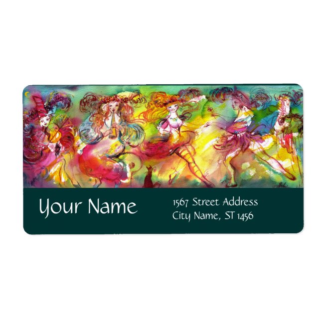 CARNIVAL BALLET / Venetian Masquerada,Dance,Music Fraktsedel (Framsidan)