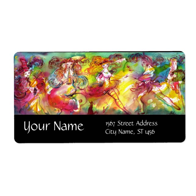 CARNIVAL BALLET / Venetian Masquerada,Dance,Music Fraktsedel (Framsidan)