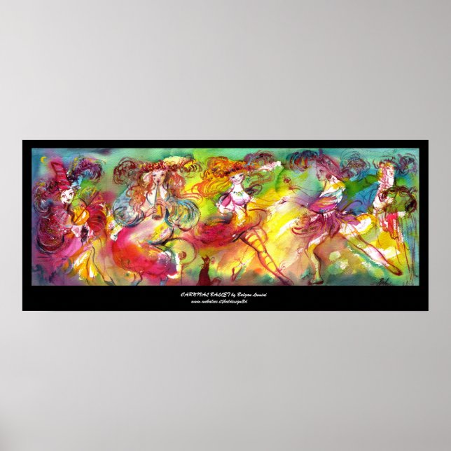 CARNIVAL BALLET / Venetian Masquerada,Dance,Music Poster (Framsidan)