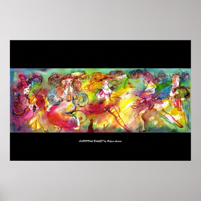 CARNIVAL BALLET / Venetian Masquerada,Dance,Music Poster (Framsidan)
