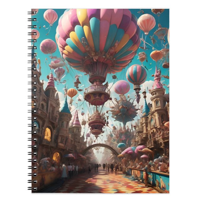 Carnival Balloon Festival Anteckningsbok (Framsidan)