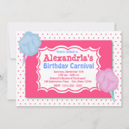 Carnival Birthday Inbjudningar