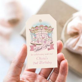 Carnival Birthday Tack Presentetikett