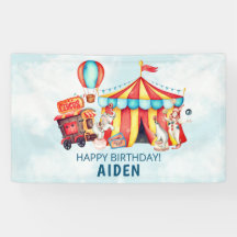Carnival Circus Big Top Blue 1-årsfirande