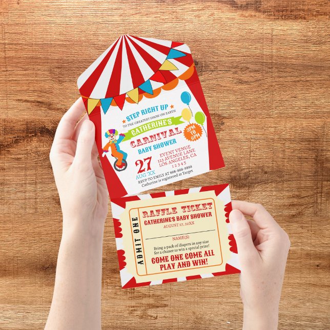 Carnival Circus Festival Baby Shower (Skapare uppladdad)