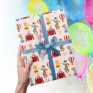 Carnival Circus Festival Barns födelsedag Party Presentpapper