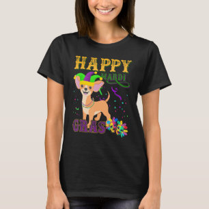 Carnival Classic Chihuahua Hund Mardi Gras Costume T Shirt