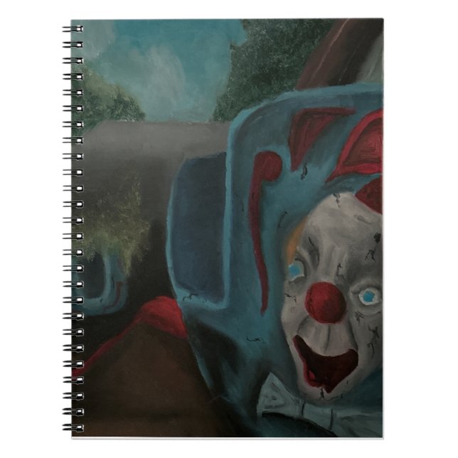 Carnival Clown Anteckningsbok (Framsidan)