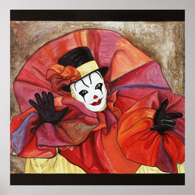 Carnival Clown Poster (Framsidan)