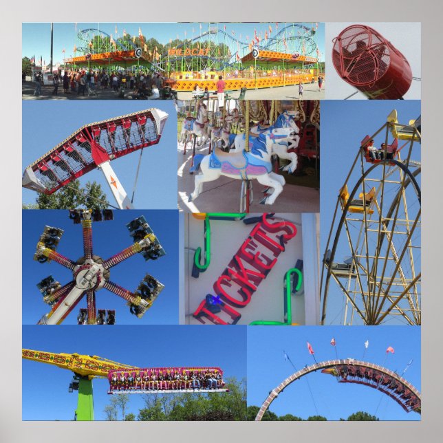 Carnival Collage Poster (Framsidan)