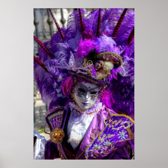 Carnival Costume, Venedig Poster (Framsidan)