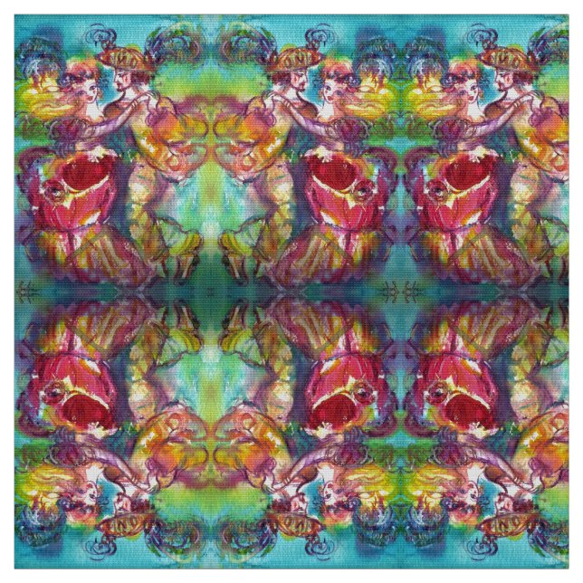 CARNIVAL DANCE / Venetian Masquad Tyg (Provkarta)