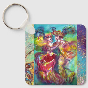 CARNIVAL DANCE Venetian MasqueraBoll Nyckelring