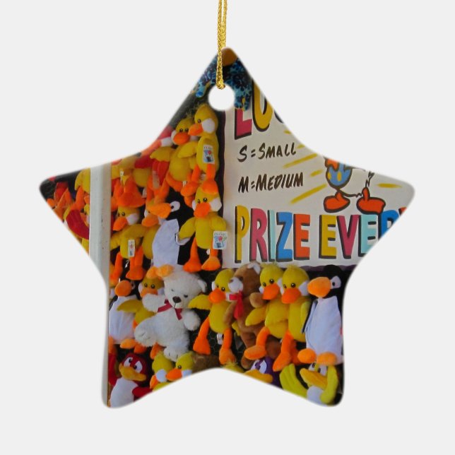 Carnival Days Lucky Ducky Julgransprydnad Keramik (Framsidan)