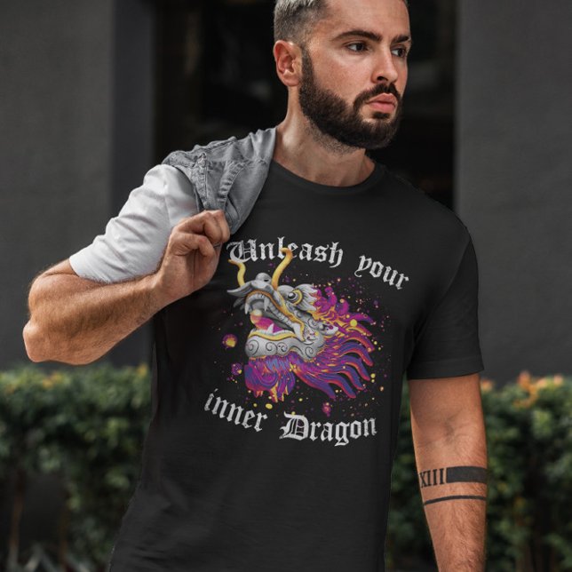 Carnival Dragon Dekoration T Shirt (Skapare uppladdad)