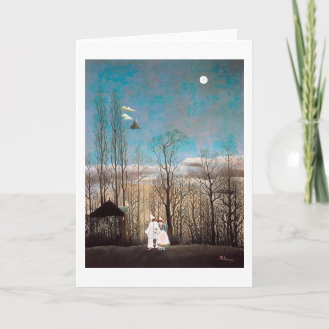 Carnival Evening, Rousseau Kort (Framsida)