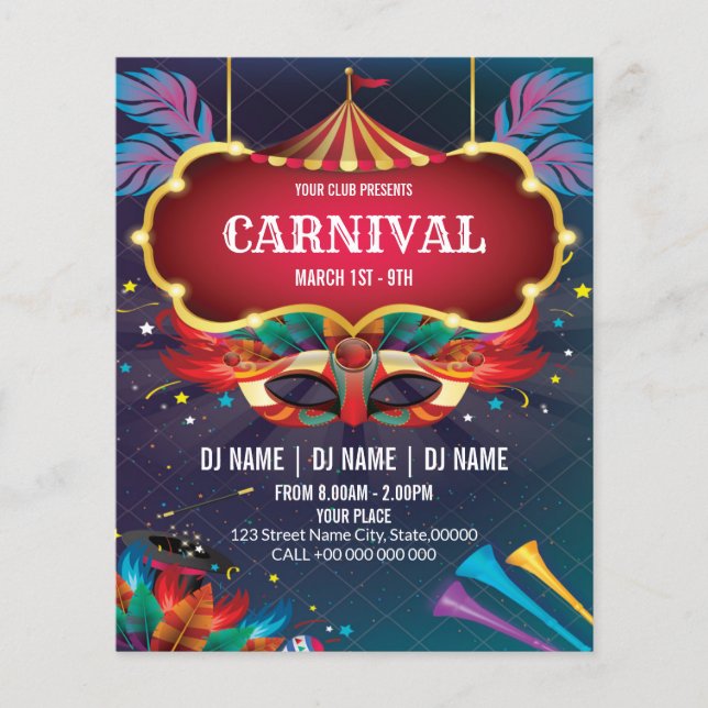 Carnival Event Flyer (Framsidan)