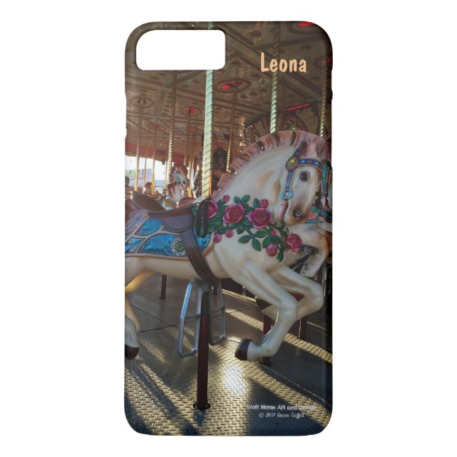 Carnival Fair Carousel Horse Photo Case-Mate iPhone Skal (Baksida)