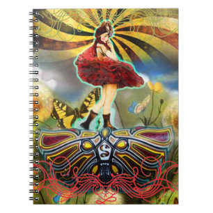 Carnival Fairy Notebook Anteckningsbok Med Spiral