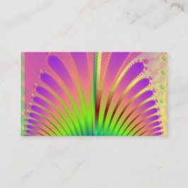Carnival Feathers Visitkort