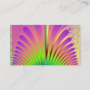 Carnival Feathers Visitkort