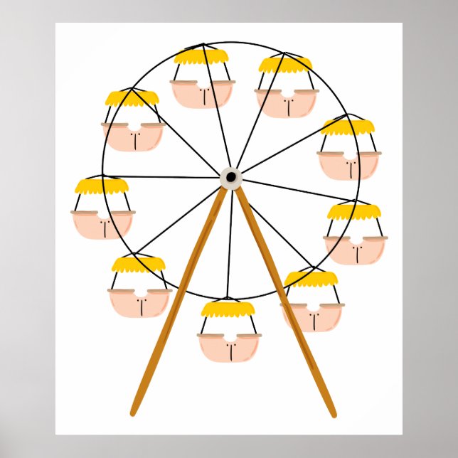 Carnival Ferris Wheel Poster (Framsidan)