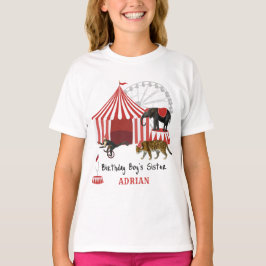 Carnival Festival Big Top Birthday Tema T Shirt