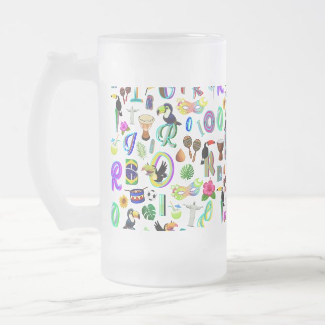 Carnival Frostat Ölglas (Vänster)