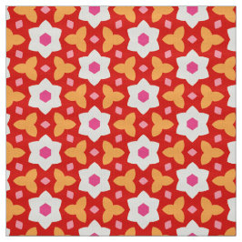 CARNIVAL - Geometric Botanical Flower Cute Blommig Tyg