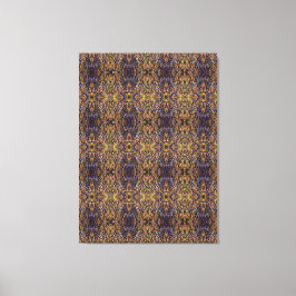 Carnival Glass Grass With Orange Mold Fungus tiled Canvastryck