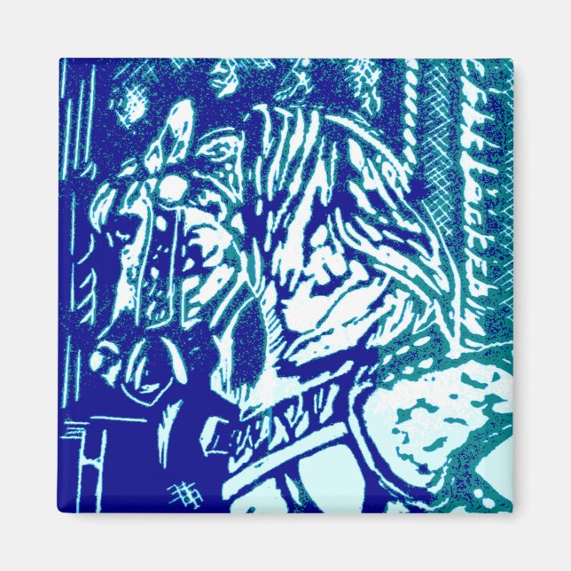 Carnival Horse Blues Magnet (Framsidan)